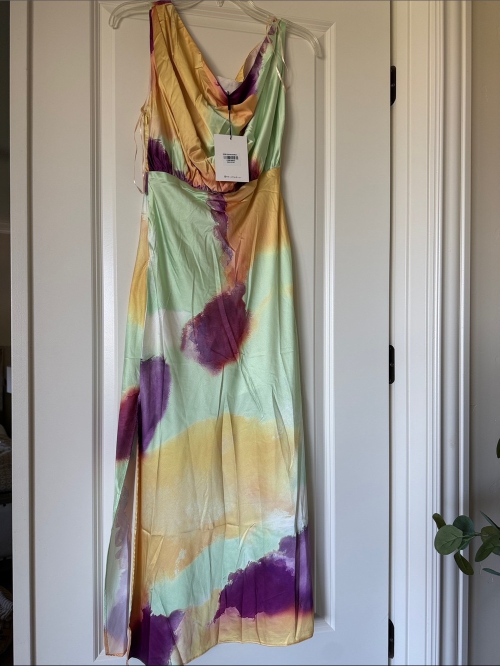 Hello Molly Talk to Me midi dress multi nwt size s